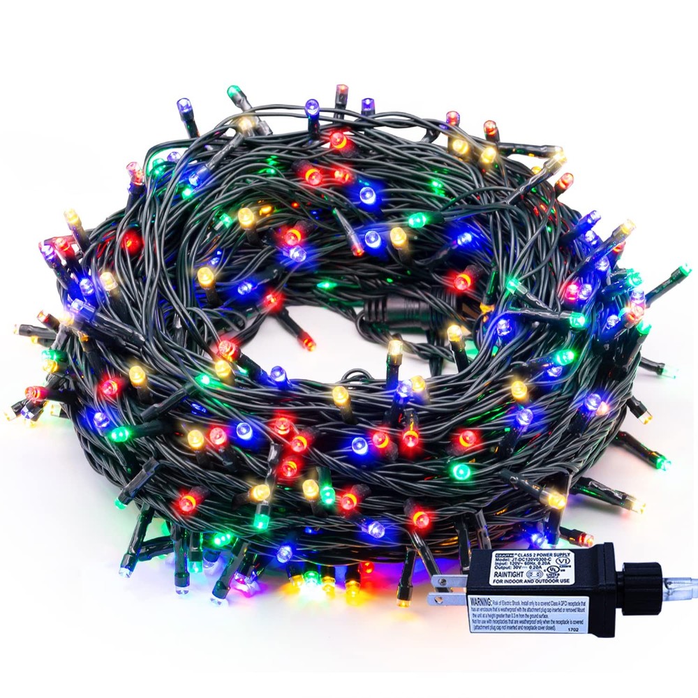 Christmas String Lights - 320 LEDs 35m/115ft Memory Function 8 Modes End-to-E...