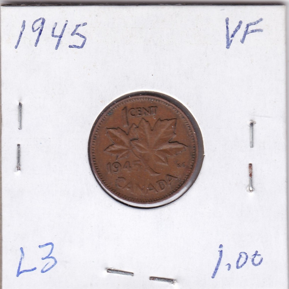 1945 Canada One Cent L3