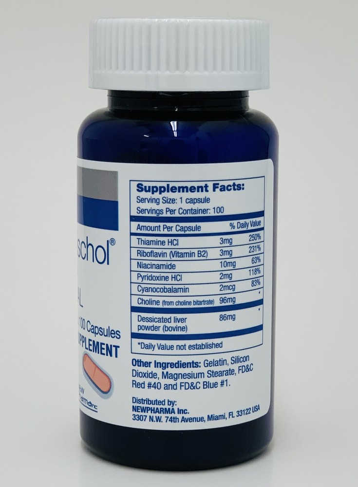 METHISCHOL NUTRIENTS ORIGINAL 100 CAPS