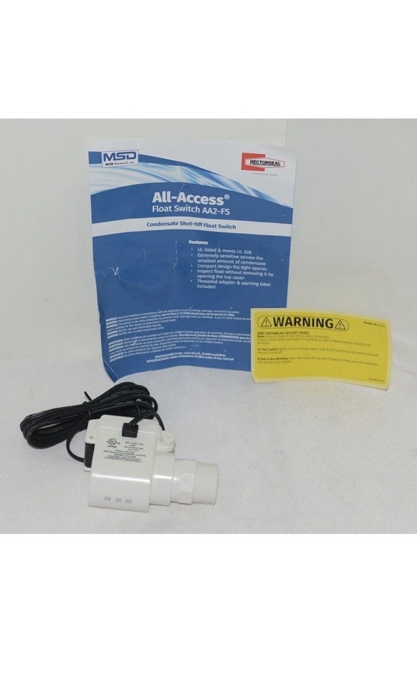 Rectorseal AA2FS All Access Condensate Shut Off Float Switch