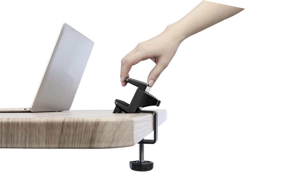 Mobotron Clamp-On Power Strip Desk Holder