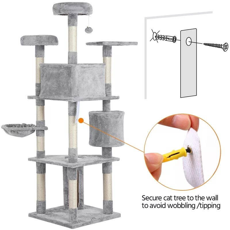 79" Siebert Multi-Level Cat Tree