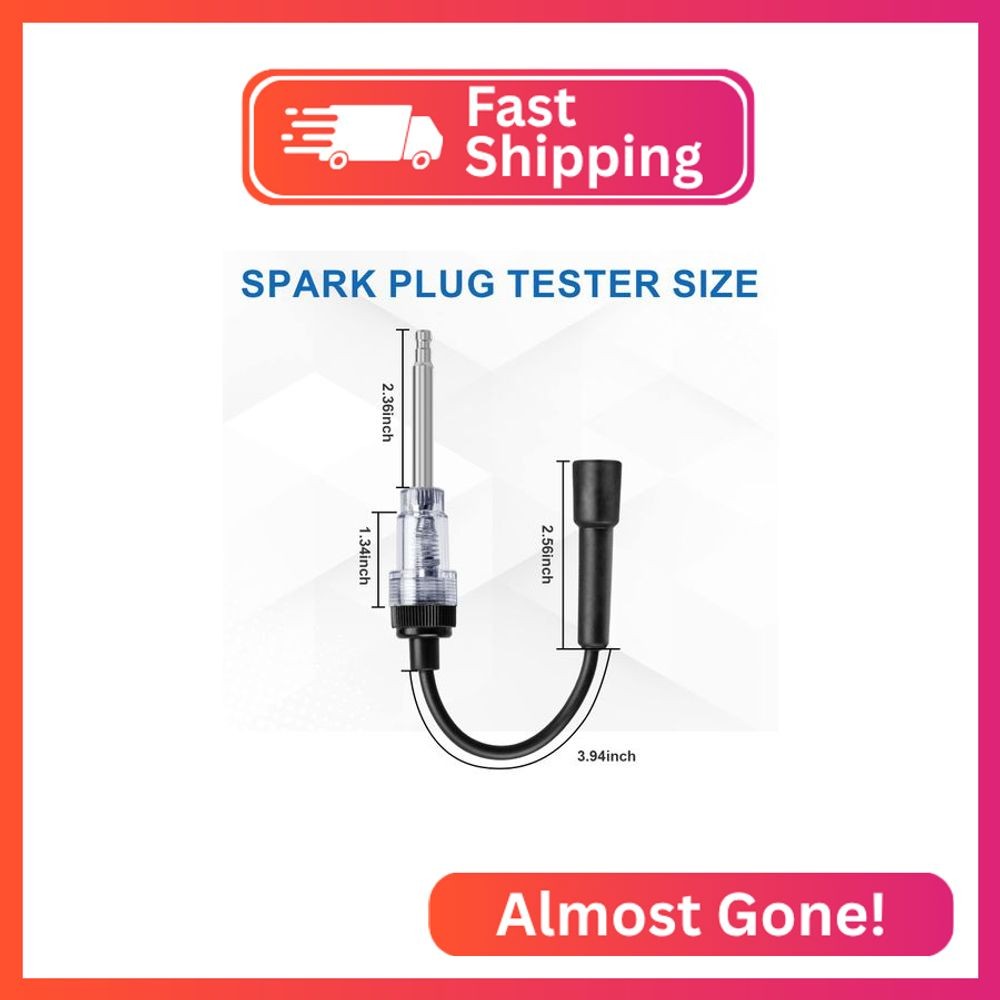 2PCS Inline Spark Plug Testers, Small Armature Diagnostic Detector Tool, Ignitio
