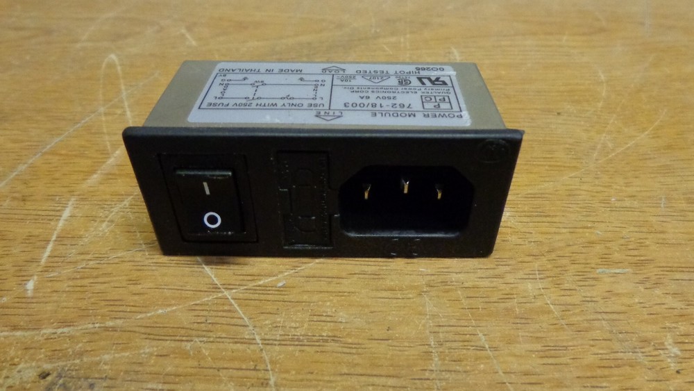 QUALTEK ELECTRONICS 762-18/003 POWER ENTRY MODULE