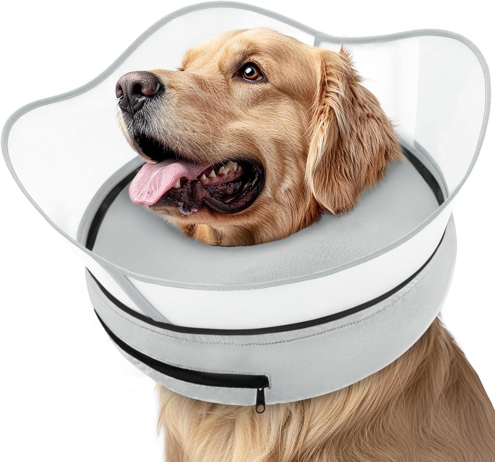 Supet Raised Inflatable Dog Cone Collar Medium