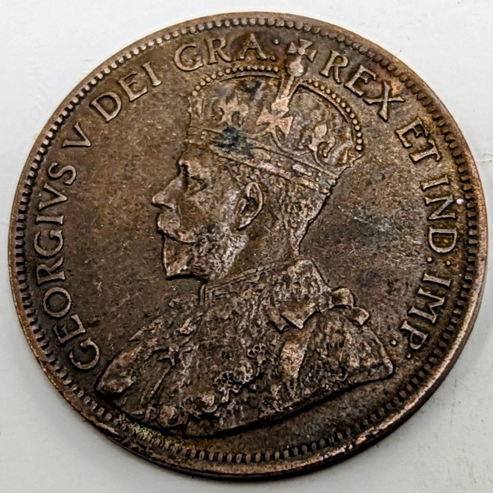 1916 Canada George V 1c Large Cent #2