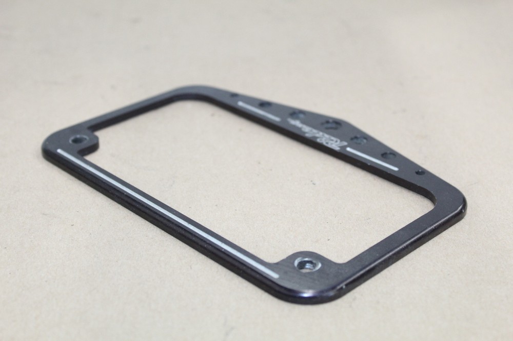 RIDEng. Motorcycle License Plate Frame Custom Made - Metal Plate