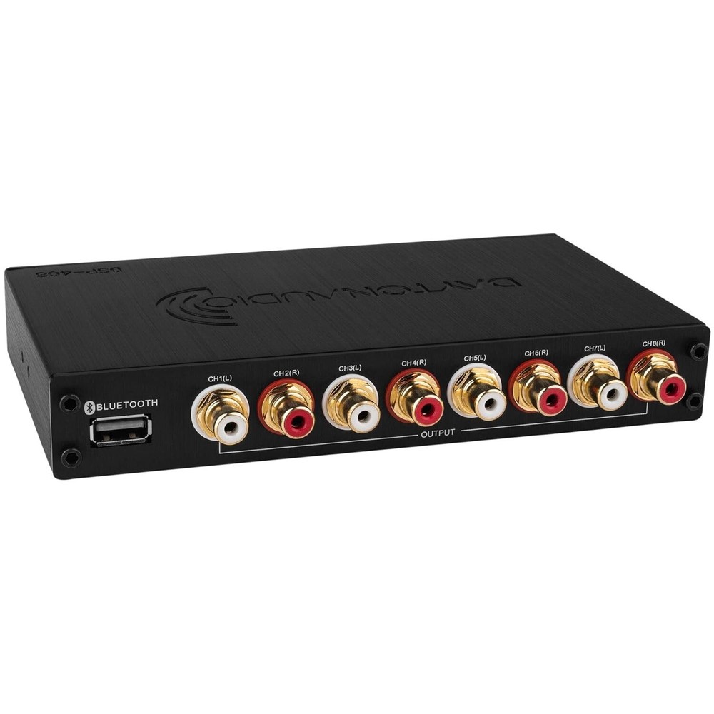 Compact DSP-408 Digital Signal Processor with Built-In EQ & User-Friendly GUI