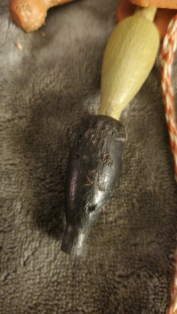 Vintage Wooden Puppet Pull String Toy Tiger