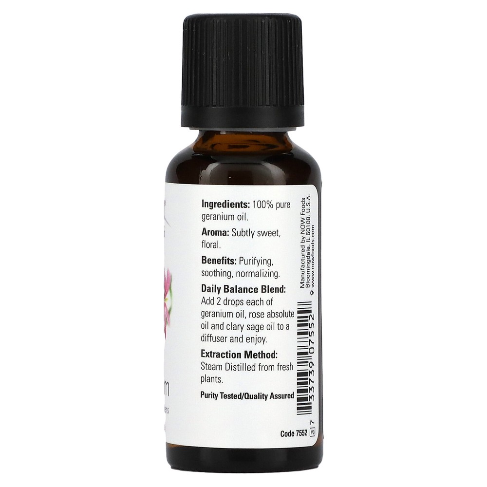 Essential Oils, Geranium, 1 fl oz (30 ml)