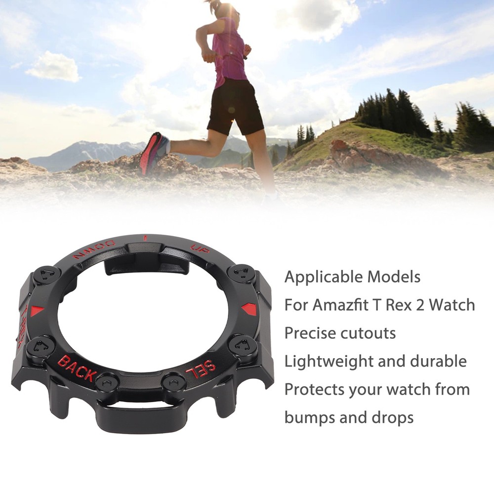 Black Red Watch Protective Bumper Cover Case for T Rex 2 Precise WT