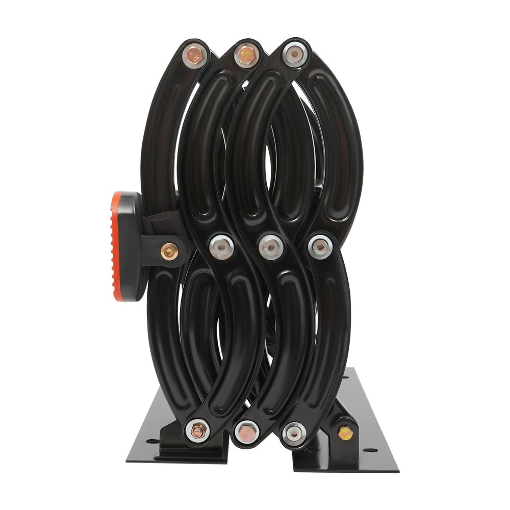 3 Steps Wall Mounted Attic Ladder, Pull Down Telescoping Step Ladder 300kg Load