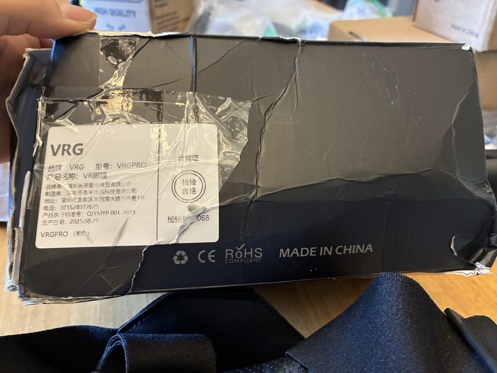 VR Headset with Controller Adjustable 3D VR Glasses Virtual Reality Headset