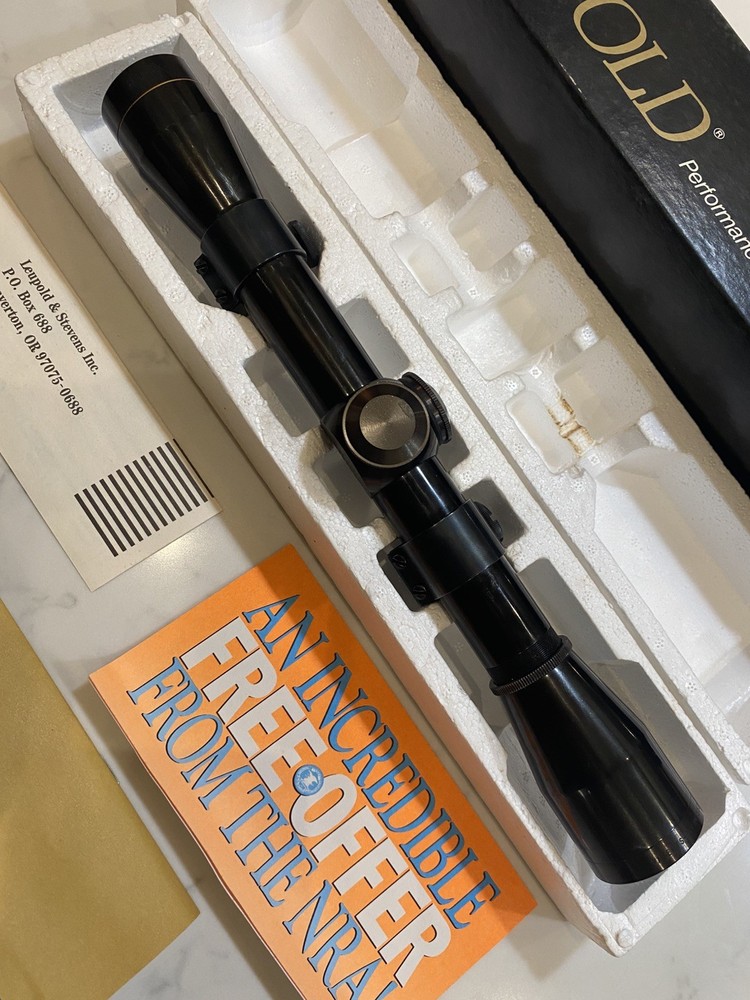 Leupold M8-4x Rifle Scope with Unique Post & Duplex Reticle