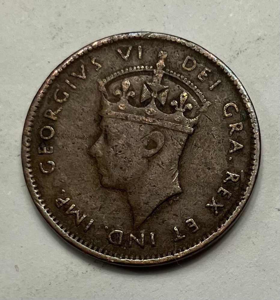 1944 Newfoundland Small One Cent Penny
