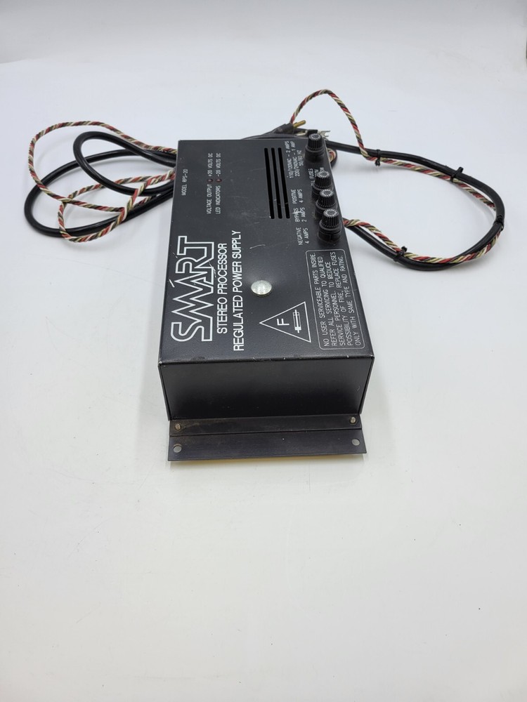 Smart RPS-20 Stereo Processor Regulated Power Supply Used Black