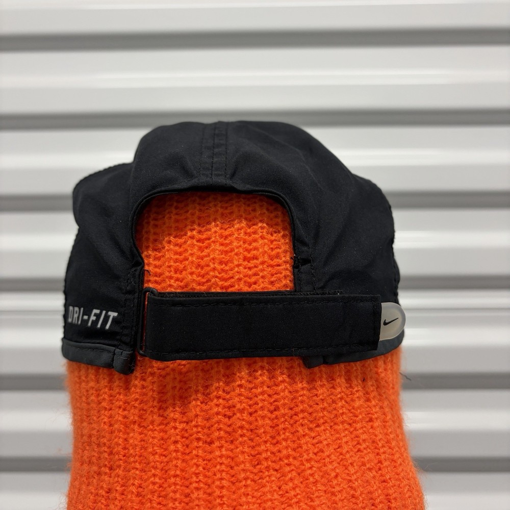 Nike Featherlight Dri-Fit Strap Back Running Hat Black Cap