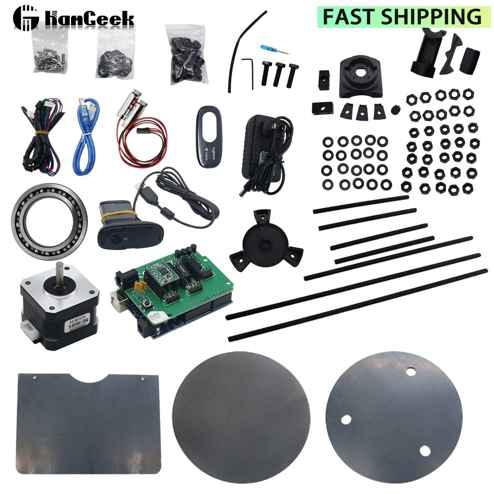 3D Open Source DIY 3D Scanner Kit Advanced Laser Scanner w/ C270 Camera 3D