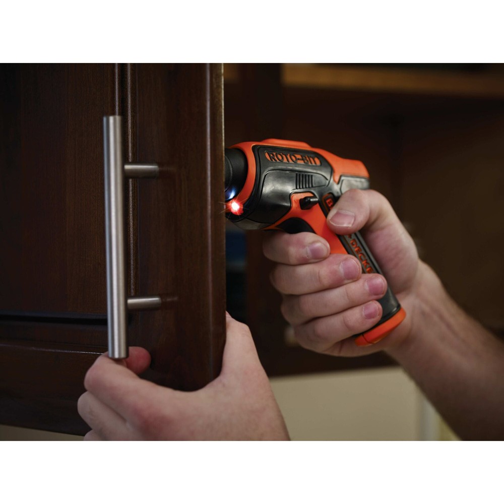 BLACK+DECKER 4V Max Cordless Screwdriver With Bit Storage - BDCS50C