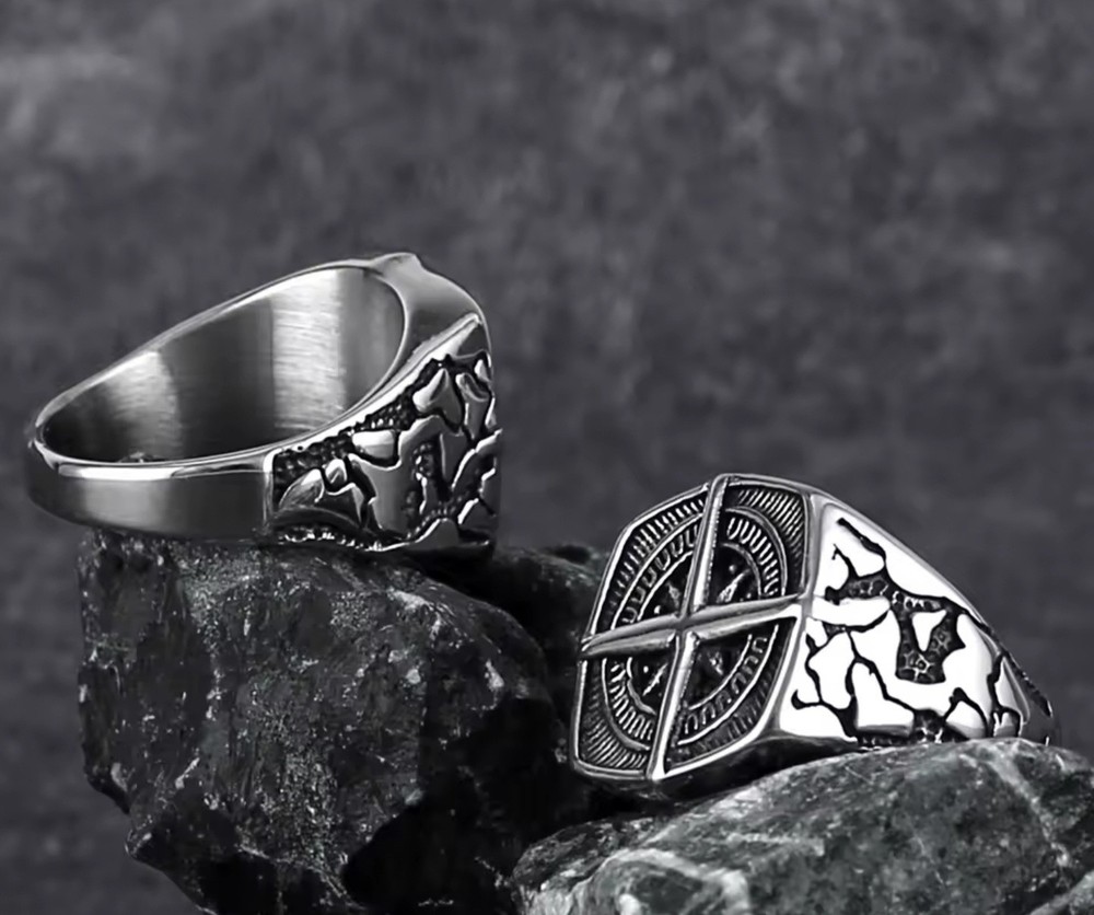 Viking Compass Ring