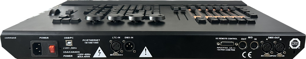 US stock free ship dmx512 lights controller command wing 2 onpc control +case