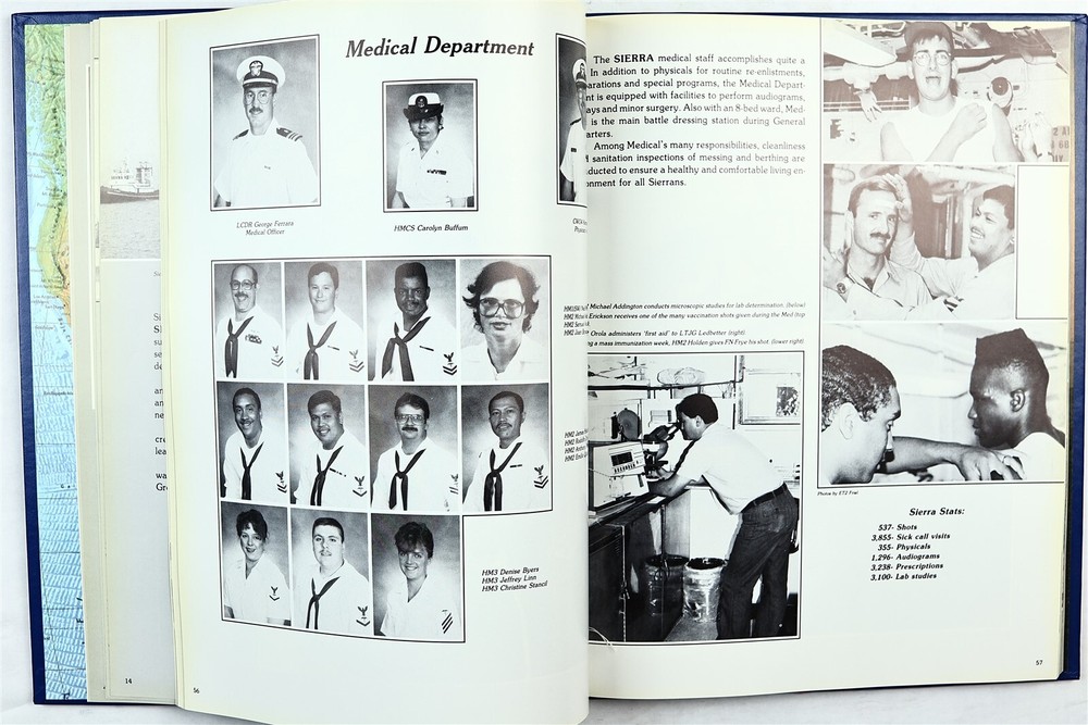 USS Sierra (AD-18) 1990 Mediterranean Deployment Cruise Book