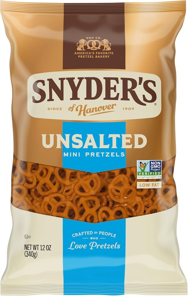 , Unsalted Mini Pretzels, Bag