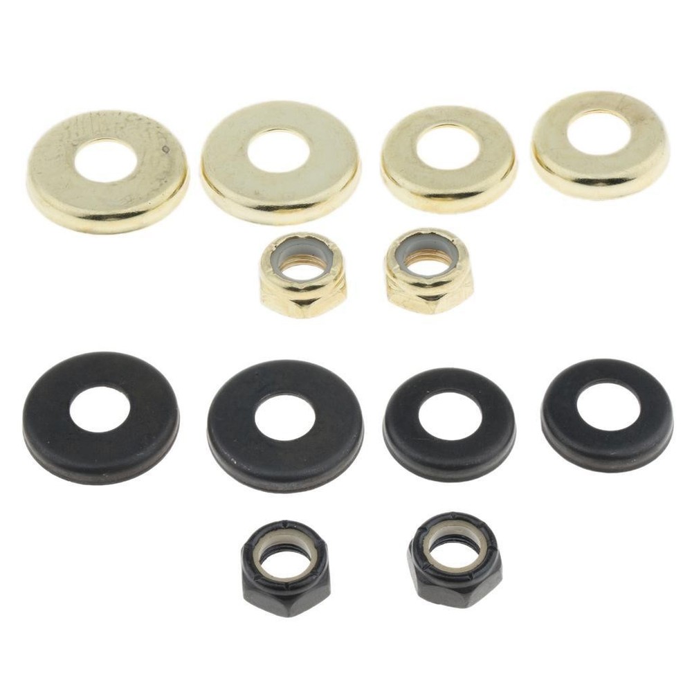 Skateboard Bushing Washers & Nuts -