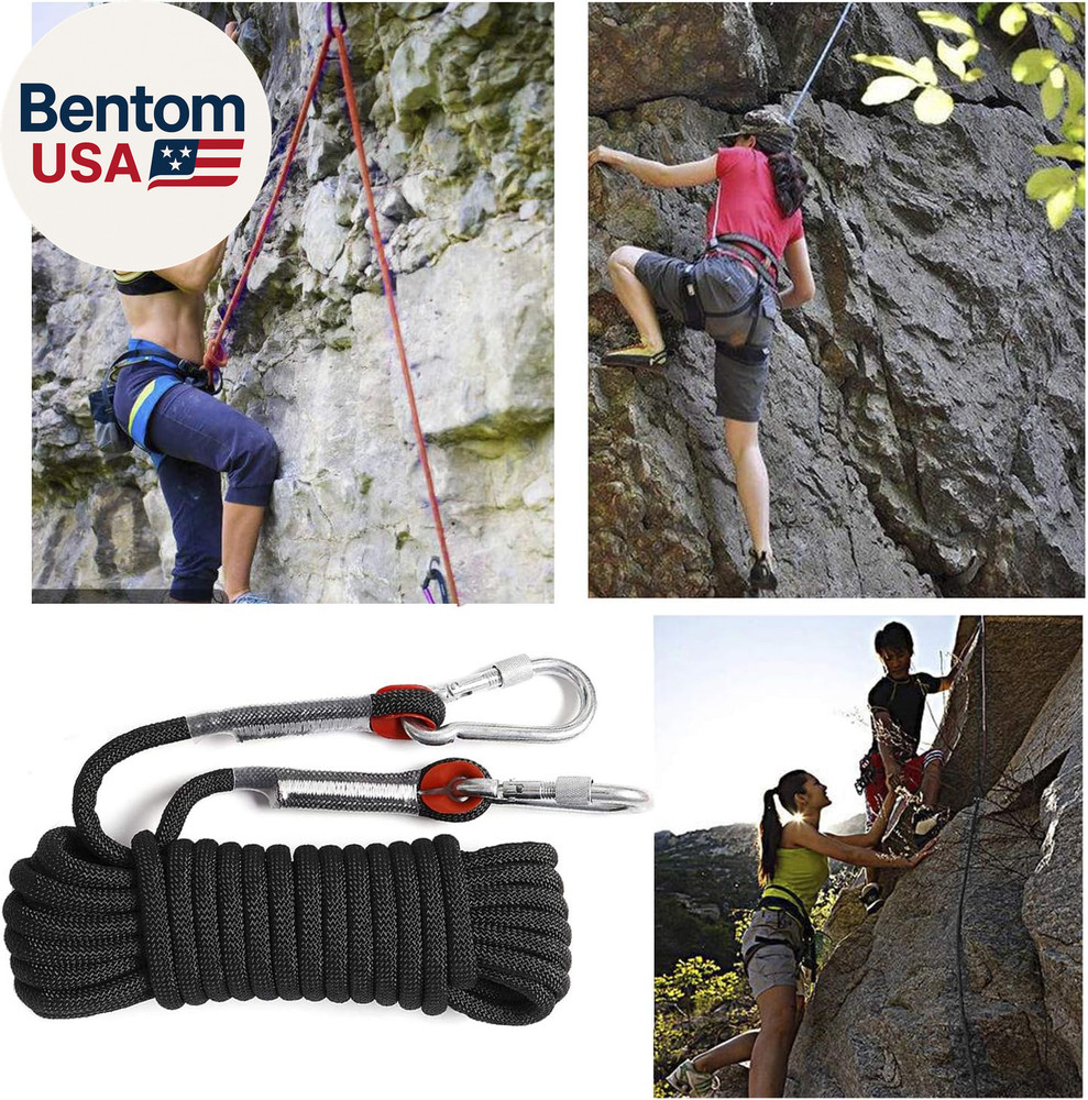 Static Climbing Ropes 35Ft (Diam 10Mm,16Mm)