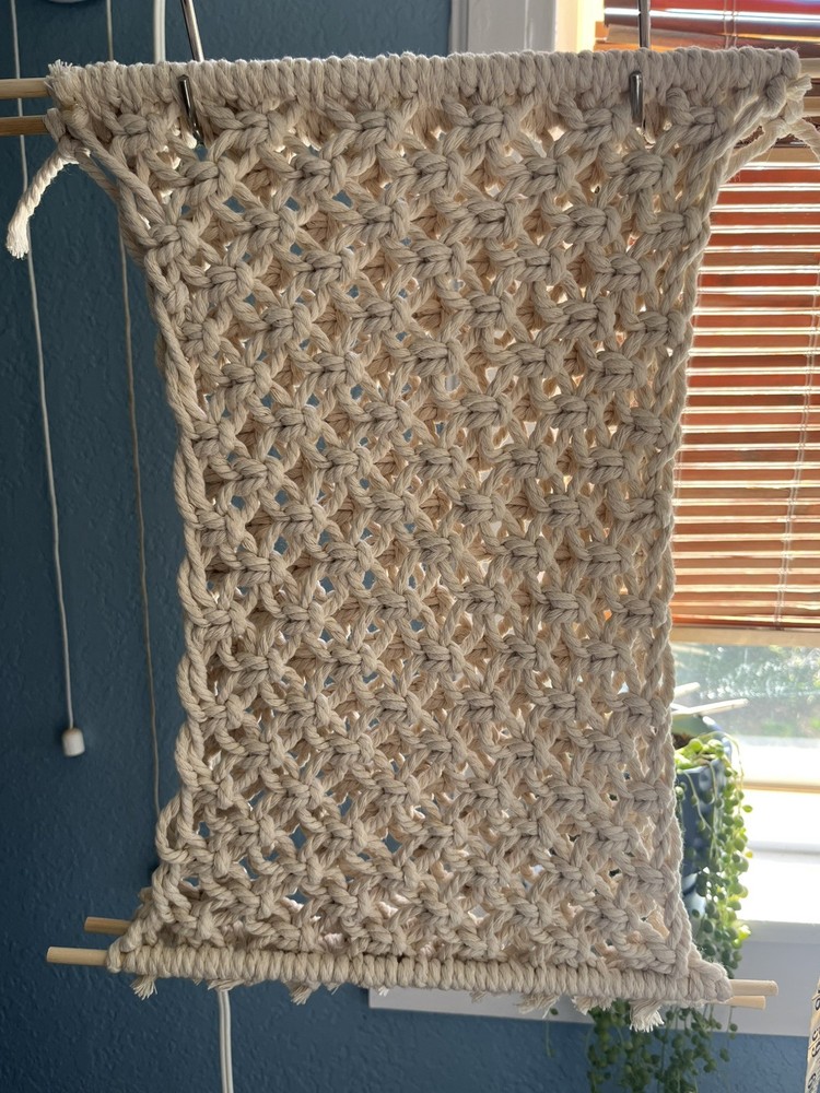 handmade macrame fruit hammock boho decor