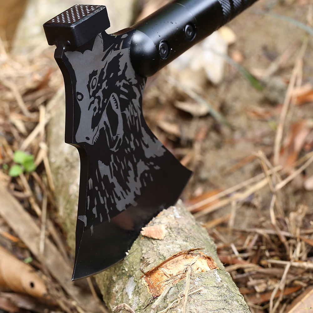 Multi-tool 18"Portable Tactical Hatchet Camping Axe Sheath Backpacking Survival