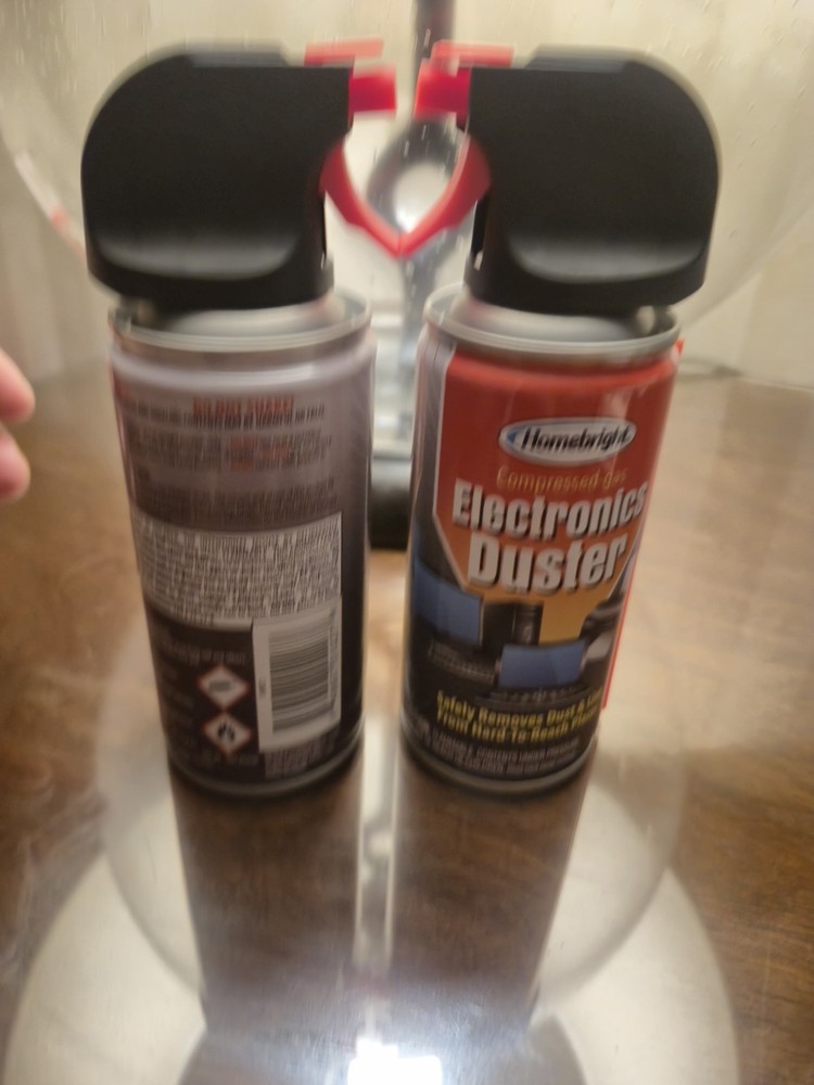 Homebright Electronics Duster Compressed Gas 2 Pack Dust Blower 2 oz Each