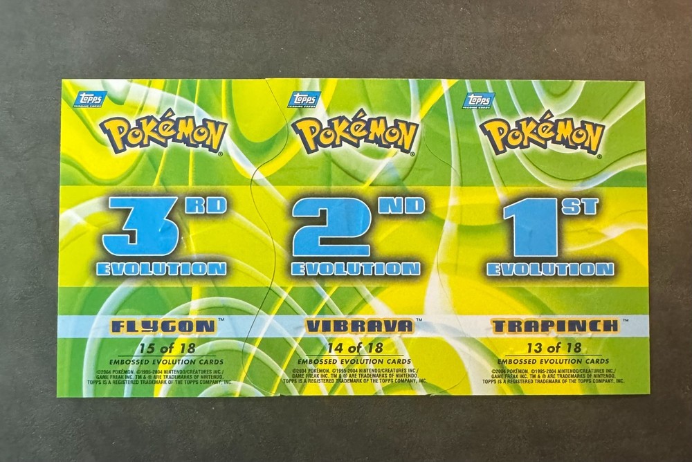 Pokemon TOPPS Advanced Challenge - DIECUT complete 18/18 - EXCELLENT +Charizard