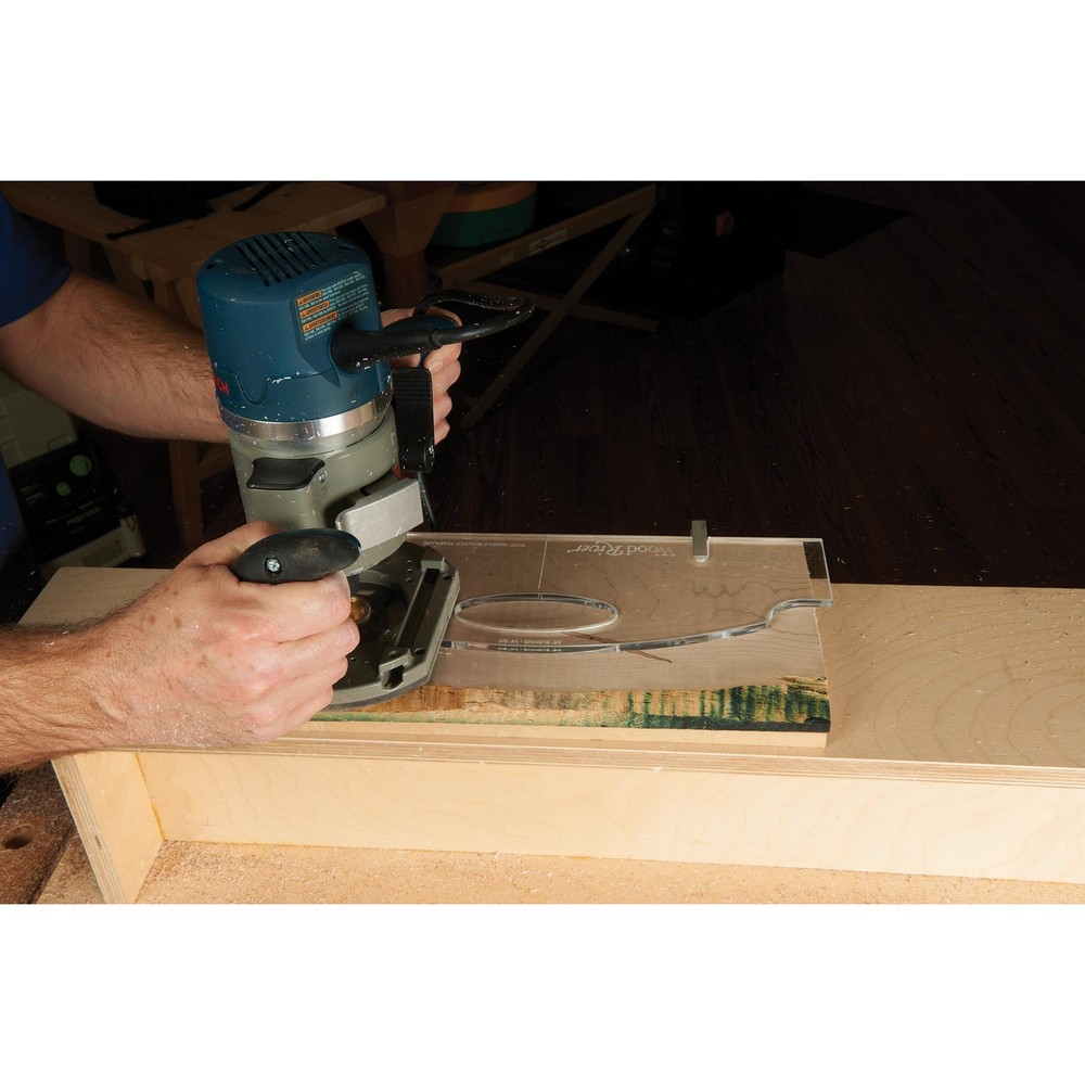 WOODRIVER Tote Handle Router Template