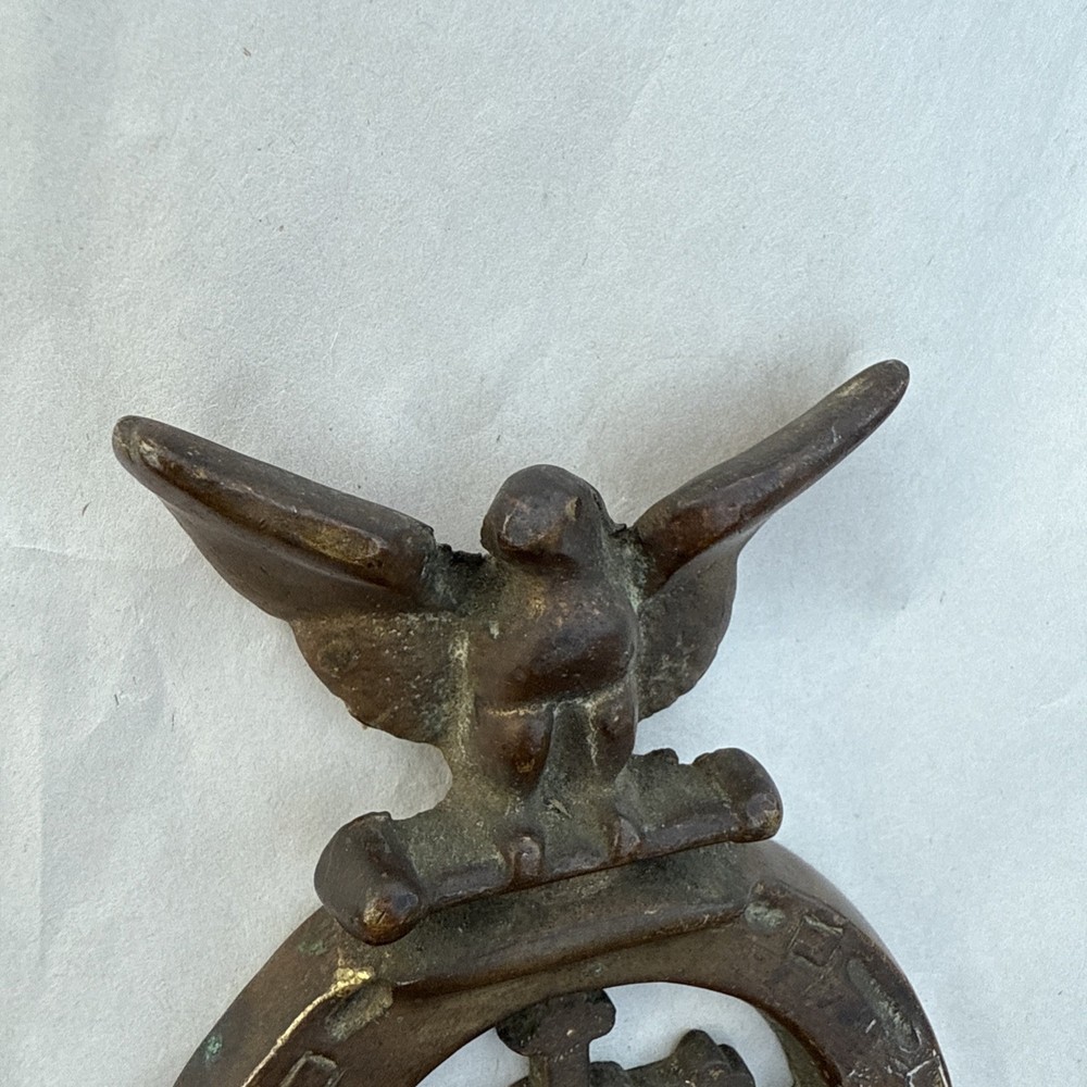 Masonic Cast Iron American Eagle Horseshoe