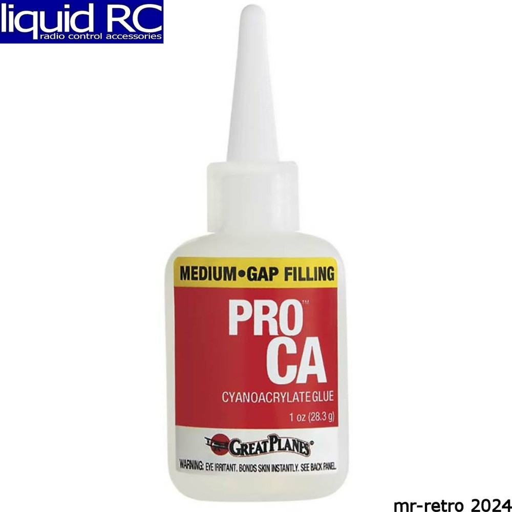 Great Planes MR6008 Pro Ca+ Glue Medium 1 Oz