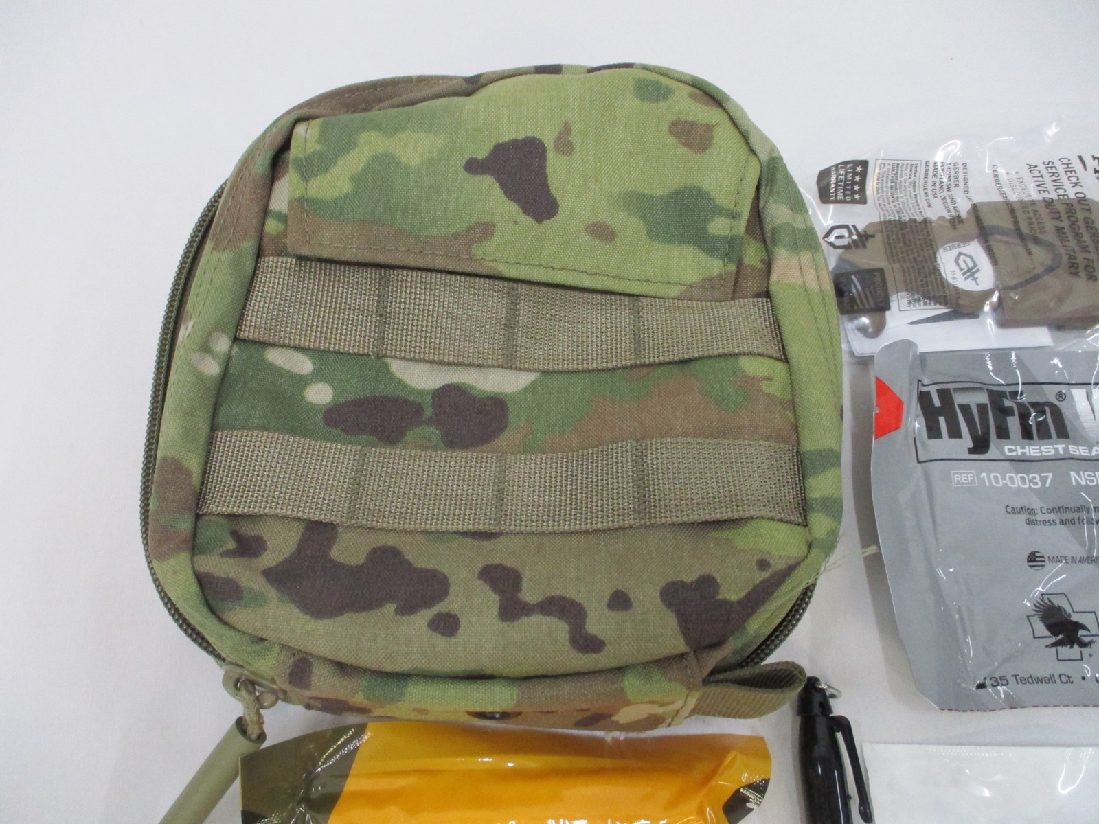 ARMY AIR FORCE OCP IFAK FIRST AID KIT JFAK MULTICAM QUICK CLOTT CAT TQs EXP.2027