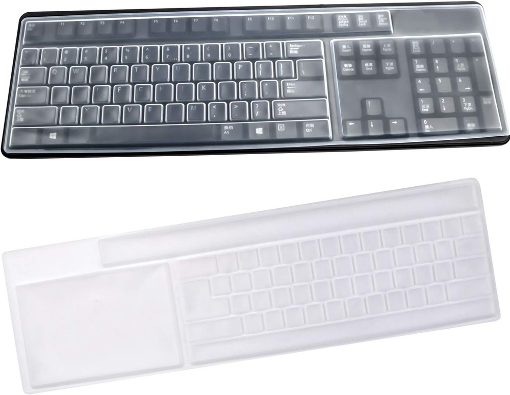 2 Pack Clear Keyboard Protector Cover
