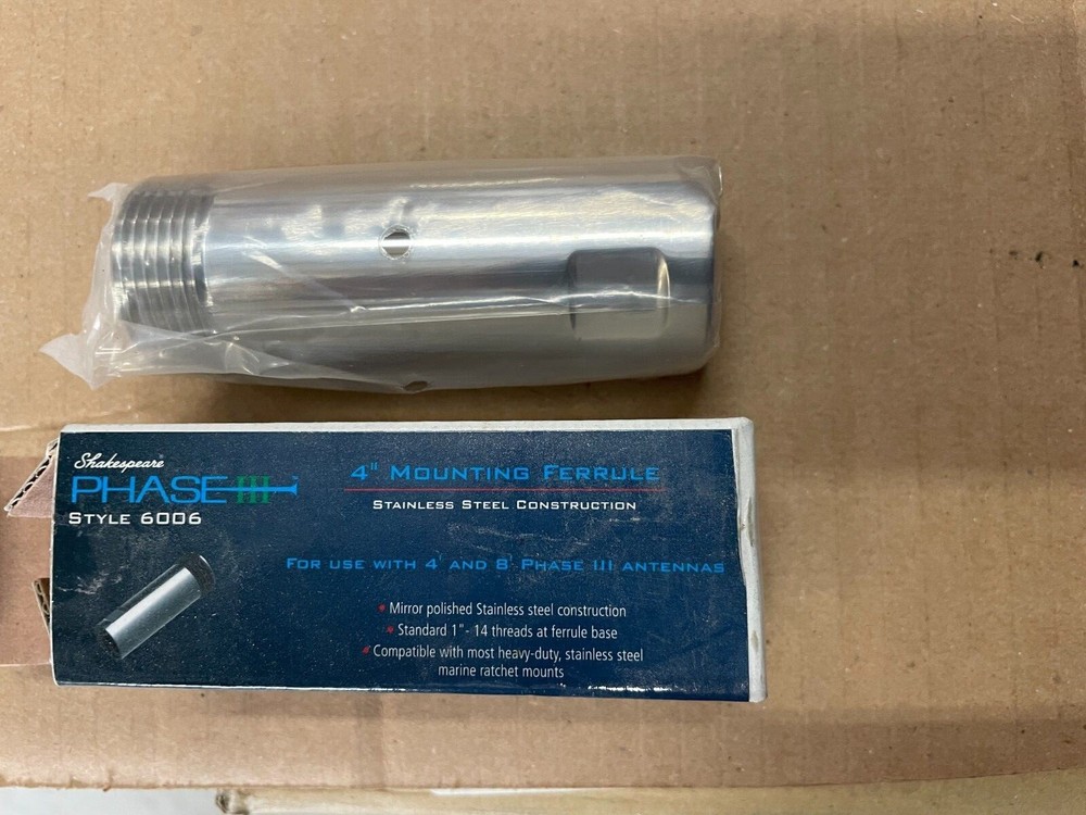 SHAKESPEARE PHASE 3, 4" MOUNTING FERRULE STYLE 6006