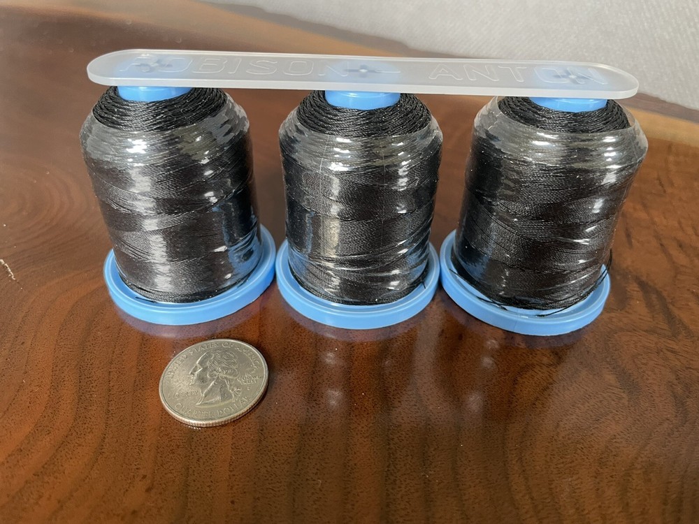 V92 Polyester Thread Black on 1 oz. King Spool - 3 Each