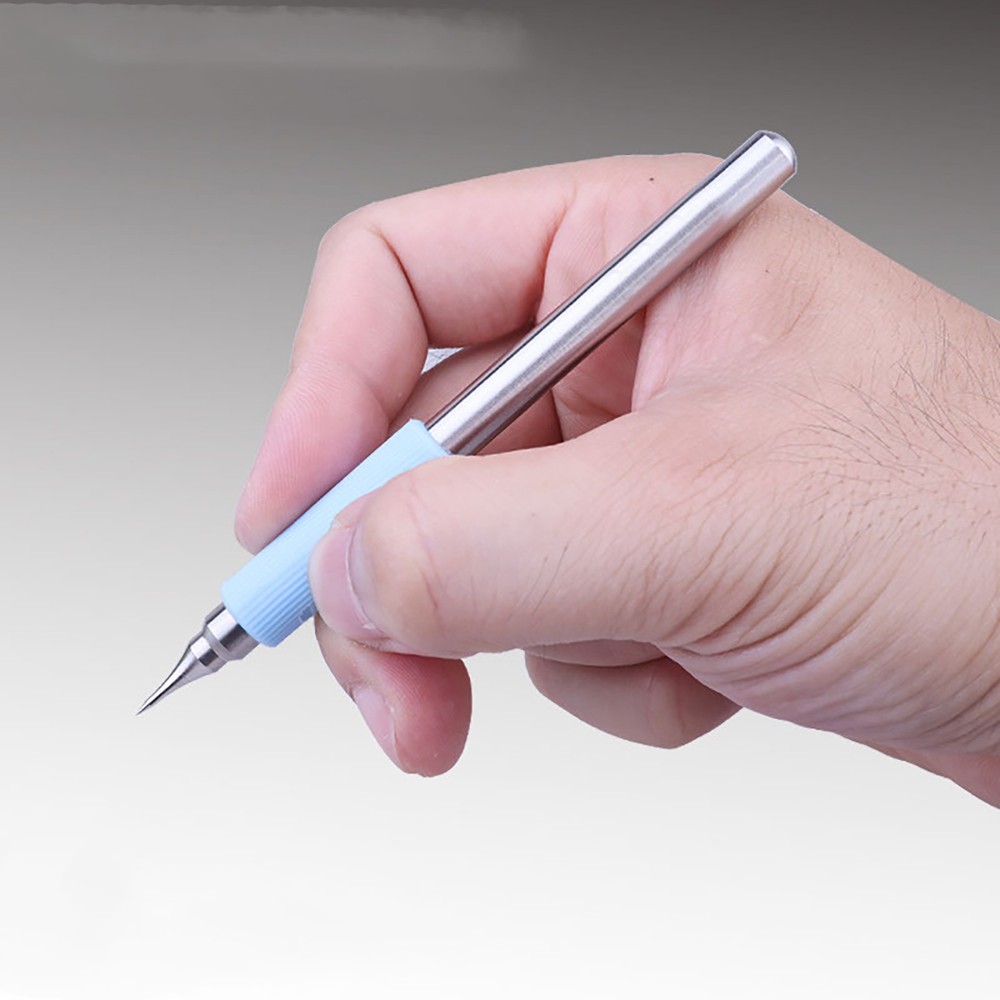 Modeling Scriber Tool Military Model Engraved Needle Pen With Grinding Stone C