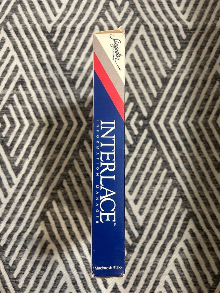 Interlace Information Manager Macintosh Software Complete Boxed w/ Disks