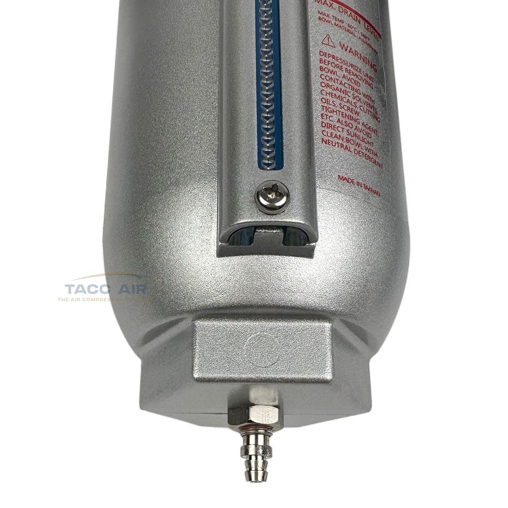 1" Compressed Air FRL System Filter Regulator Oiler Separator Lubricator Combo