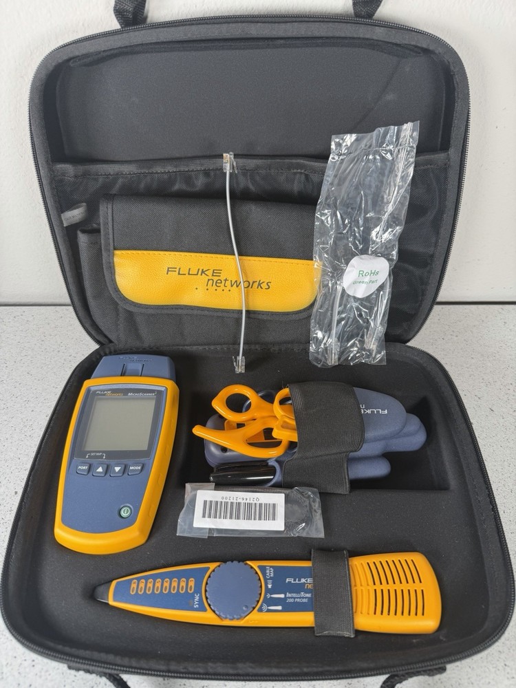 Fluke Networks MicroScanner2 Termination Test Kit Clean!!