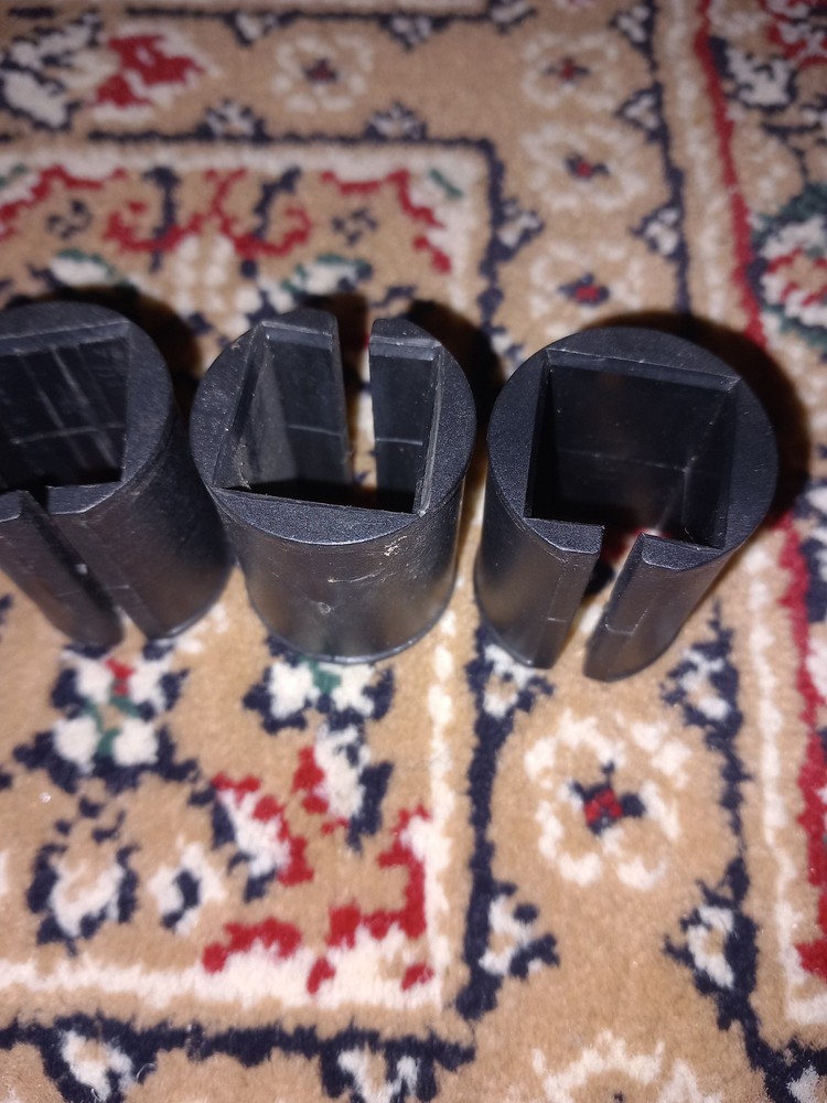 Preston offbox 30mm inserts - 19mm square, 3nr (used)
