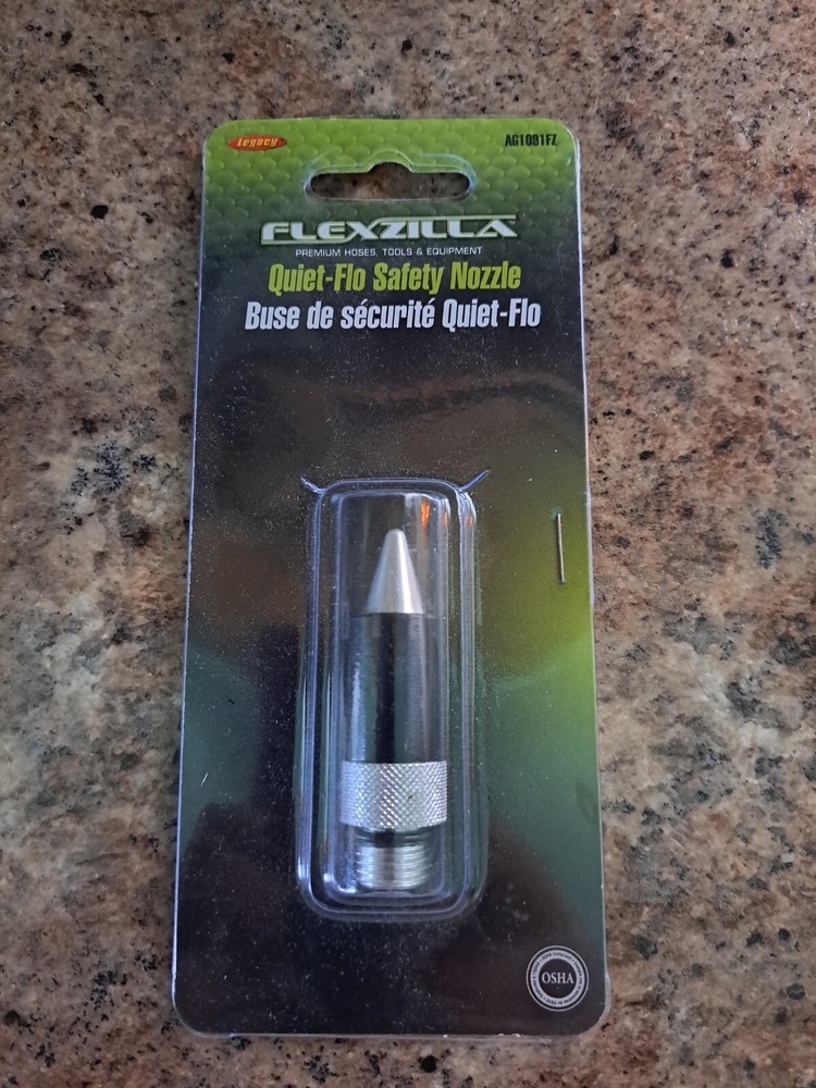Legacy FLEXZILLA Quite-Flo Safety Nozzle 1/2" -20 UNF Male Thread