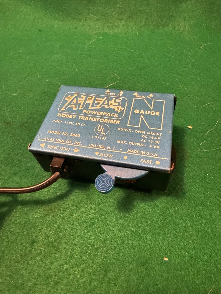 Atlas Powerpack #2860 N Gauge Scale Hobby Transformer Model Train Controller