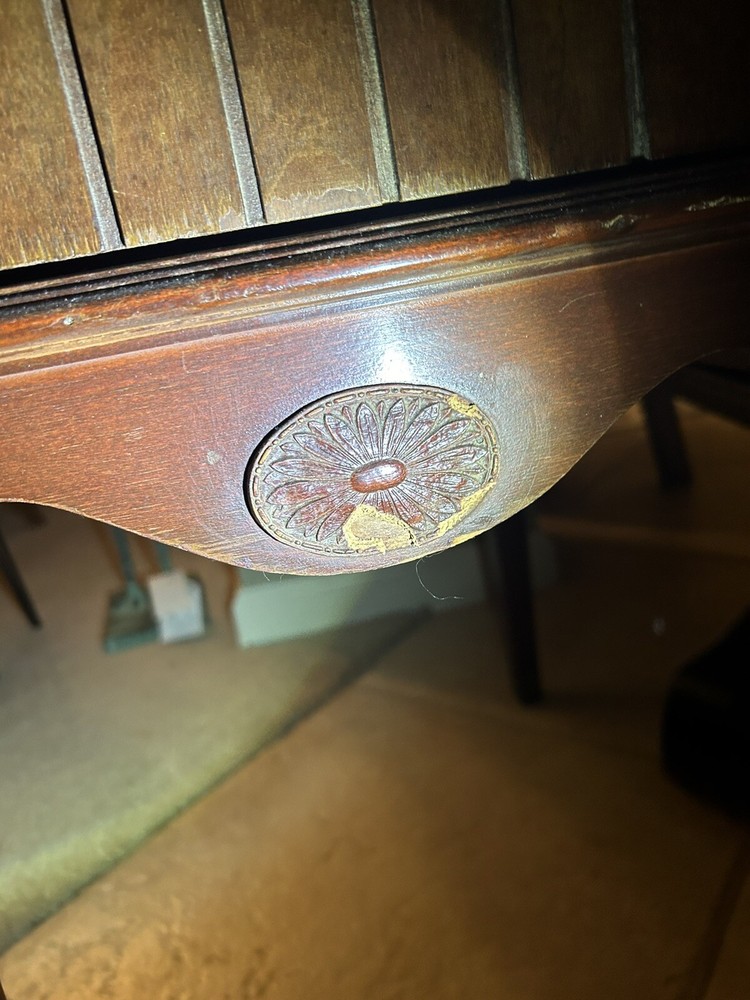 Antique Wood Buffet Sideboard