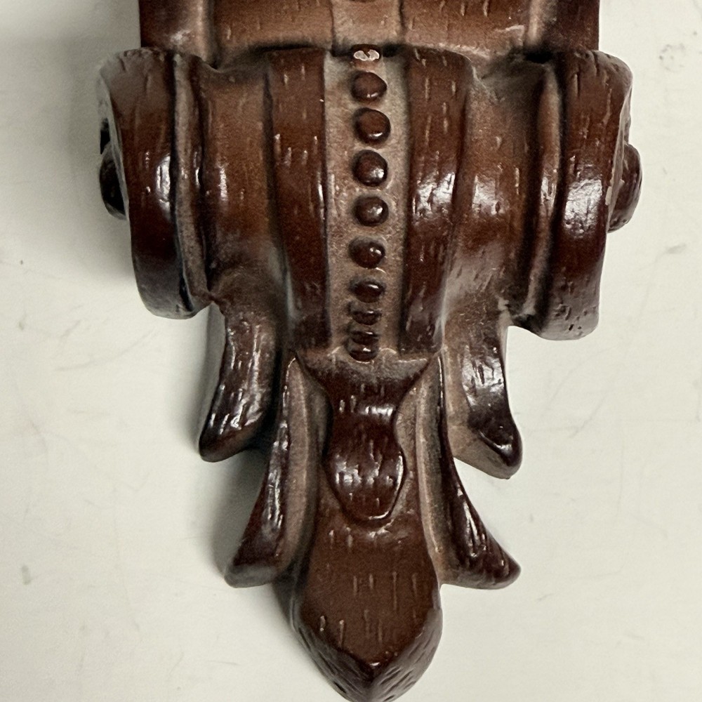 Decorative Wall Shelf Corbel Bracket Brown Resin 8 Inch