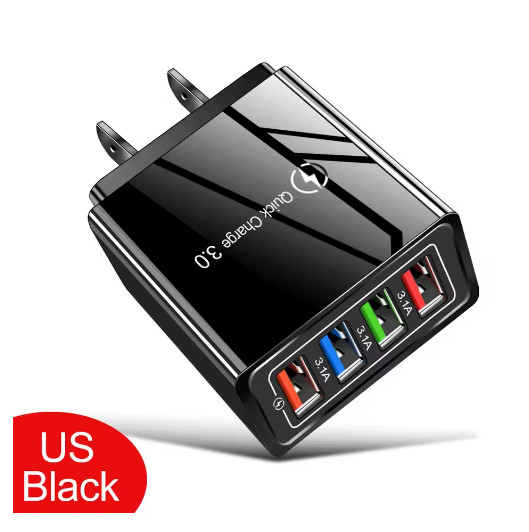 Hyper Charge Pro Charger – 4-Port Quick Charge for Android iPhone Fast Charging